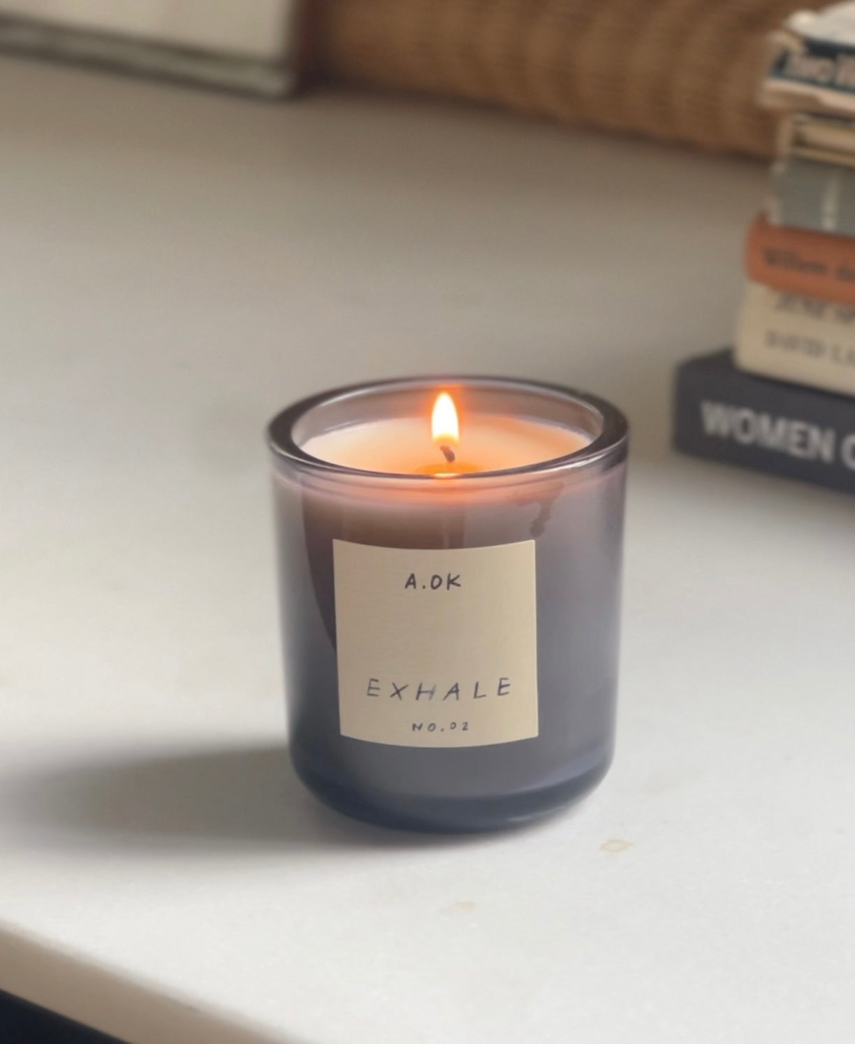 Non-toxic aromatics, eco-friendly and natural soy blend candles; therapeutic for calm &amp; relaxation